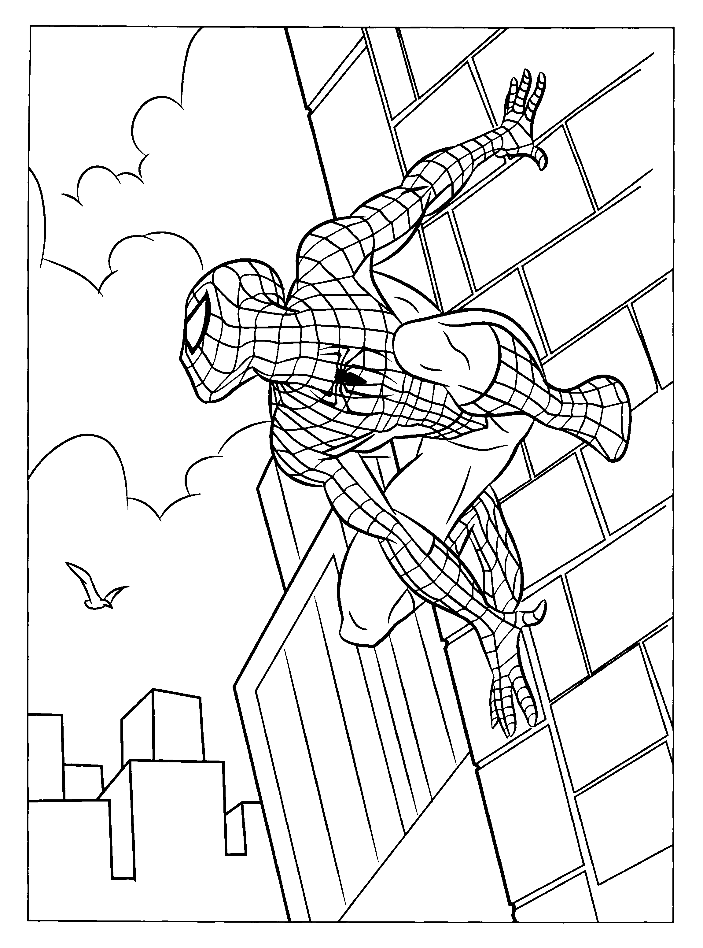 55 Free Coloring Pages Of Spiderman 1