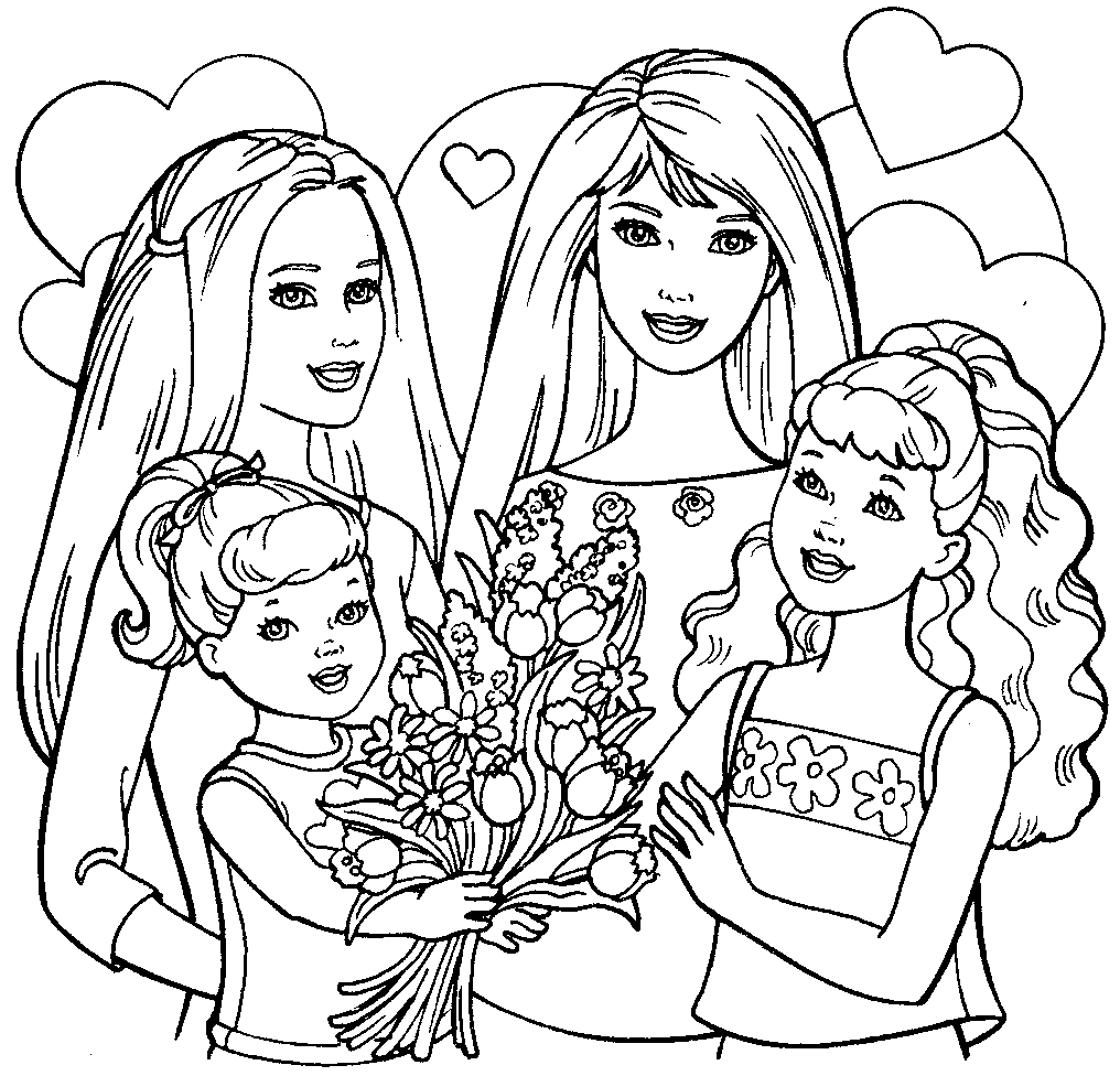 45 Barbie House Coloring Pages 18