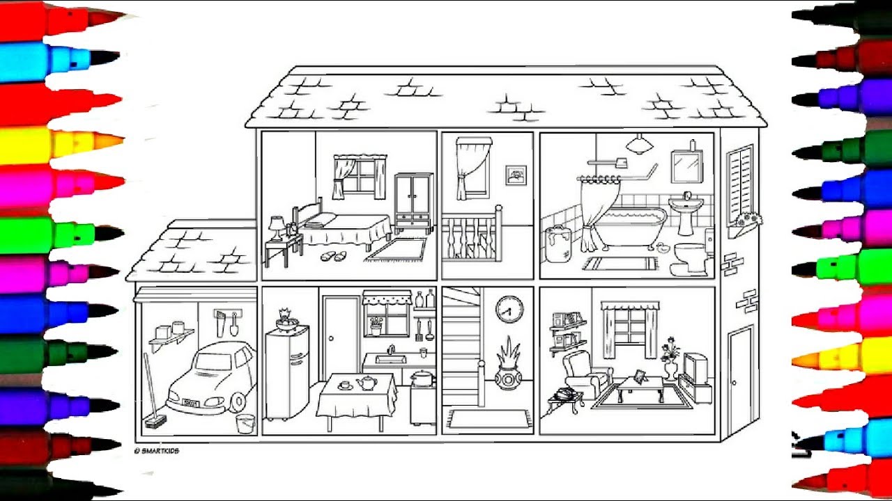 45 Barbie House Coloring Pages 40