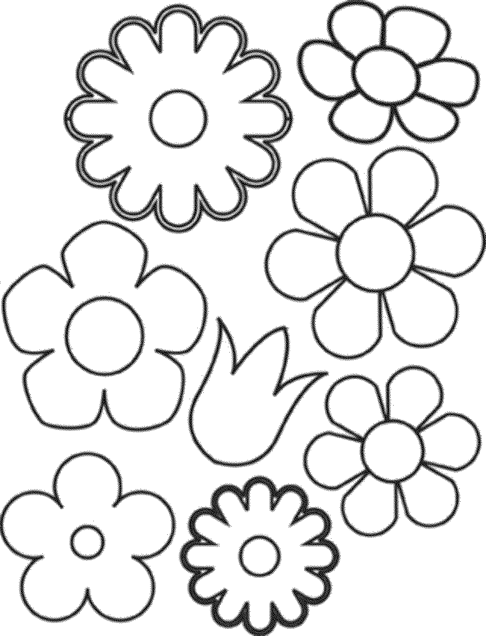 45 Printable Flowers For Coloring 67