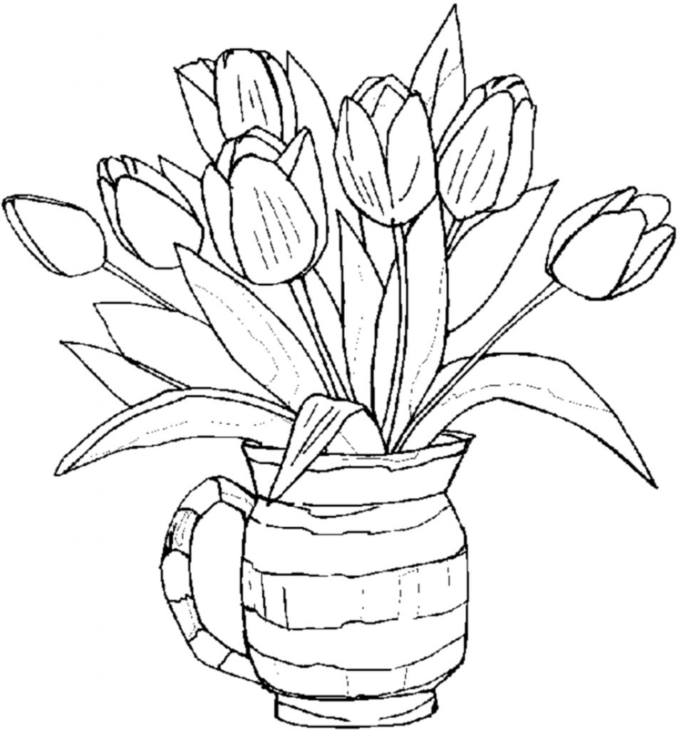 45 Printable Flowers For Coloring 69