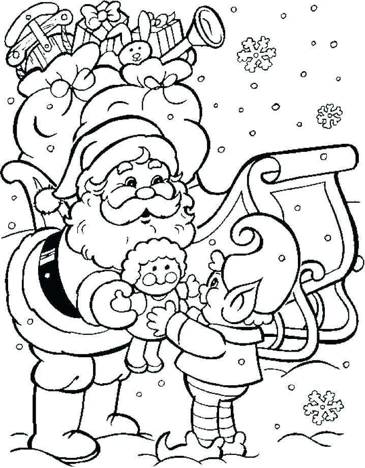 55 Printable Hard Christmas Coloring 32