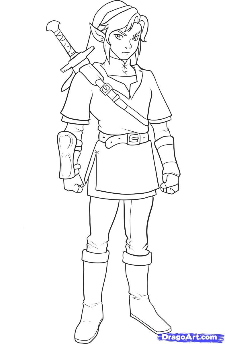55 Zelda Coloring Sheets 37