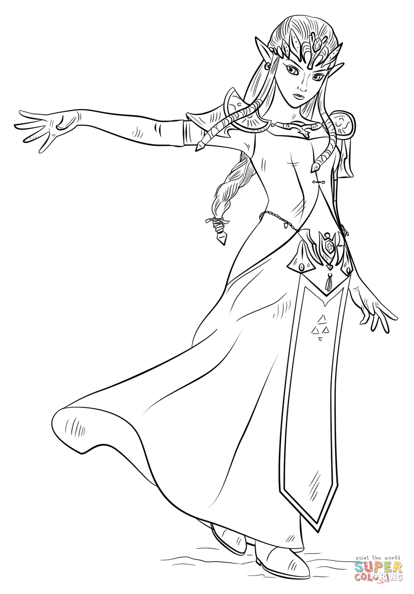 55 Zelda Coloring Sheets 63