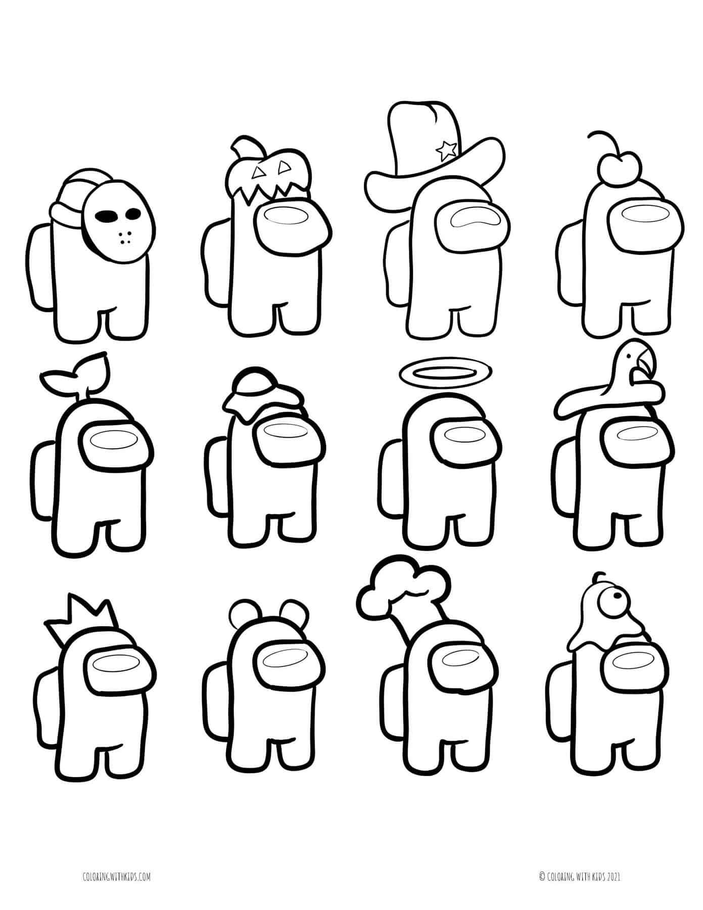 80 Printable Among Us Coloring Sheet 31