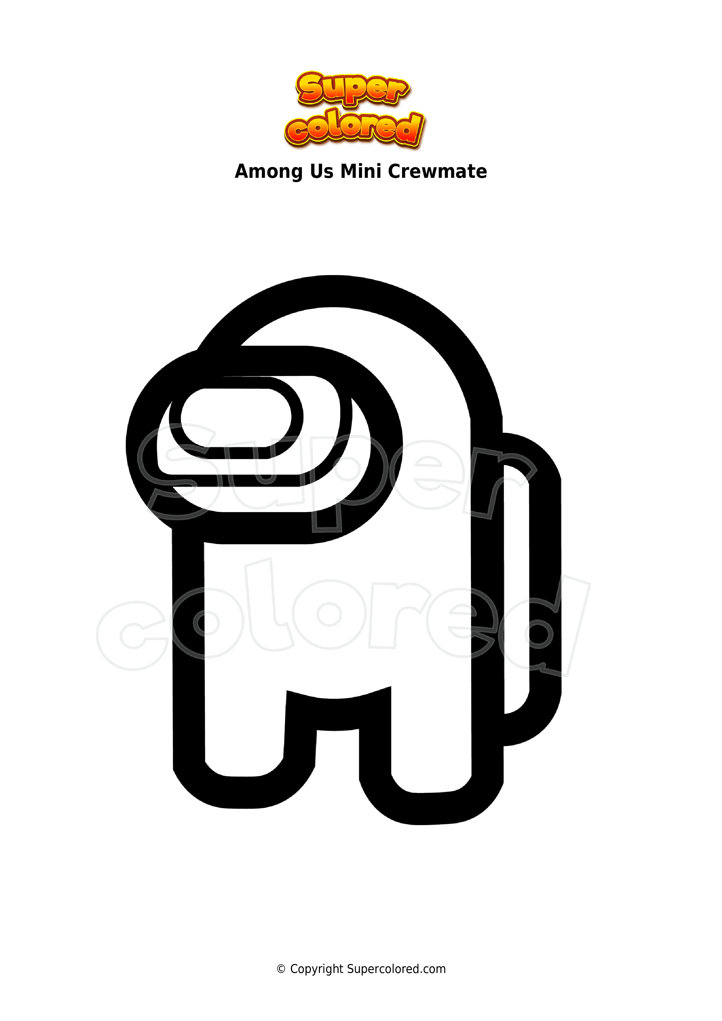 80 Printable Among Us Coloring Sheet 43