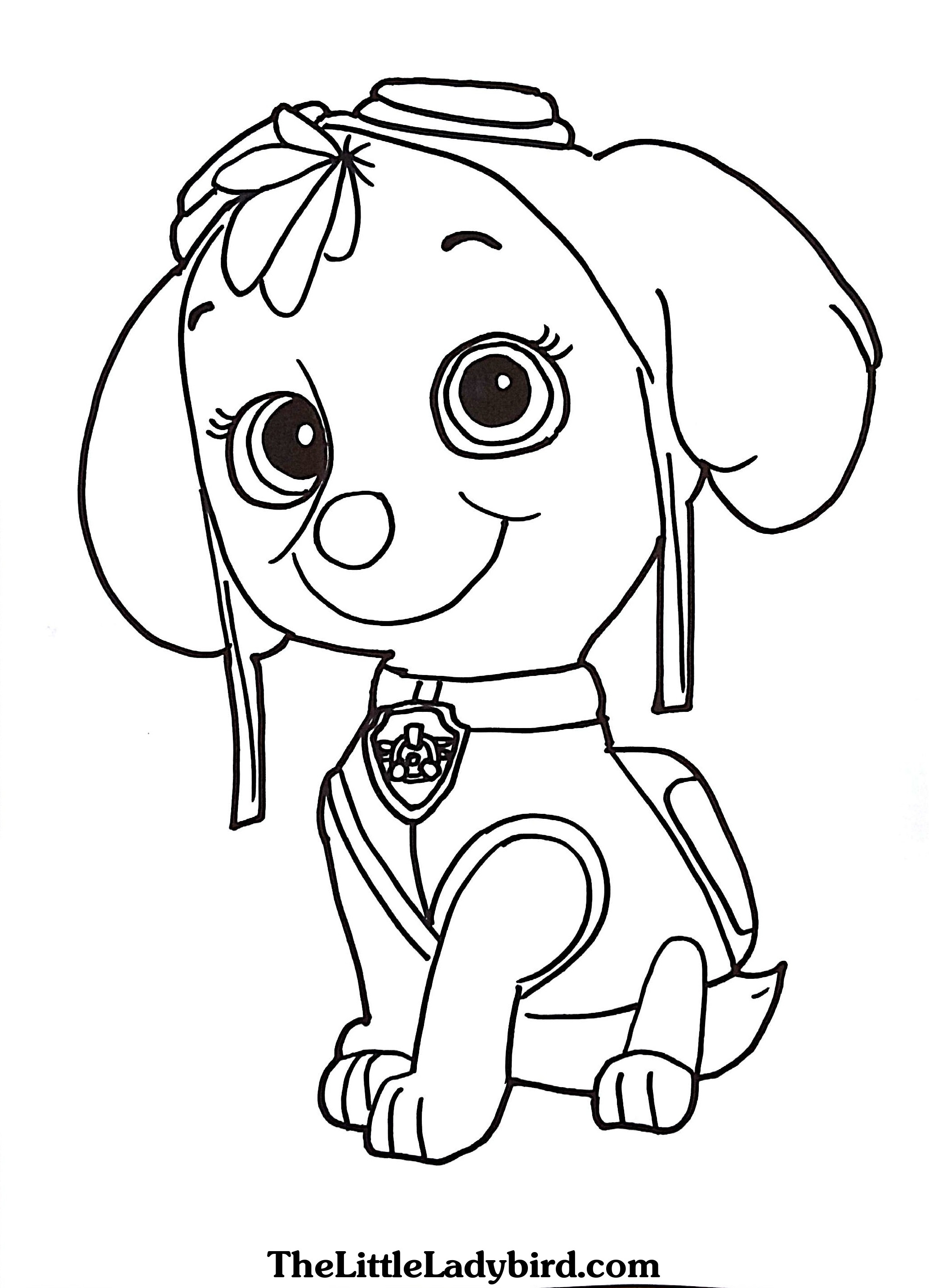 80 Printable Free Coloring Pages Paw Patrol 17