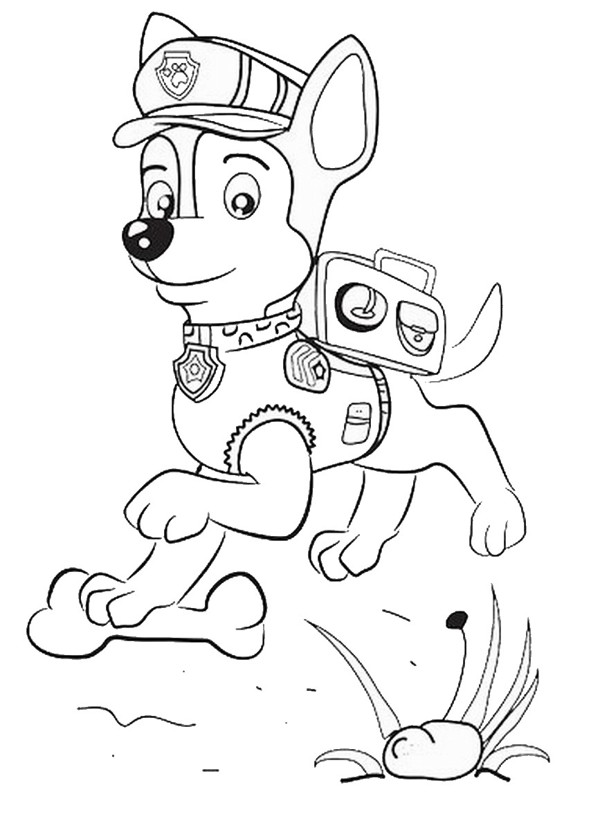 80 Printable Free Coloring Pages Paw Patrol 82