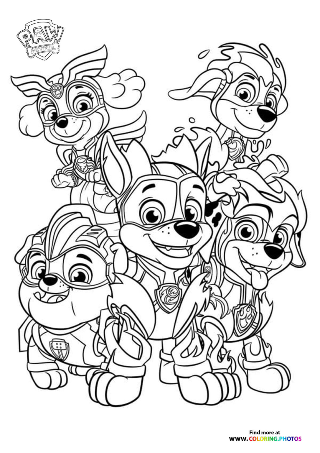 80 Printable Free Coloring Pages Paw Patrol 84