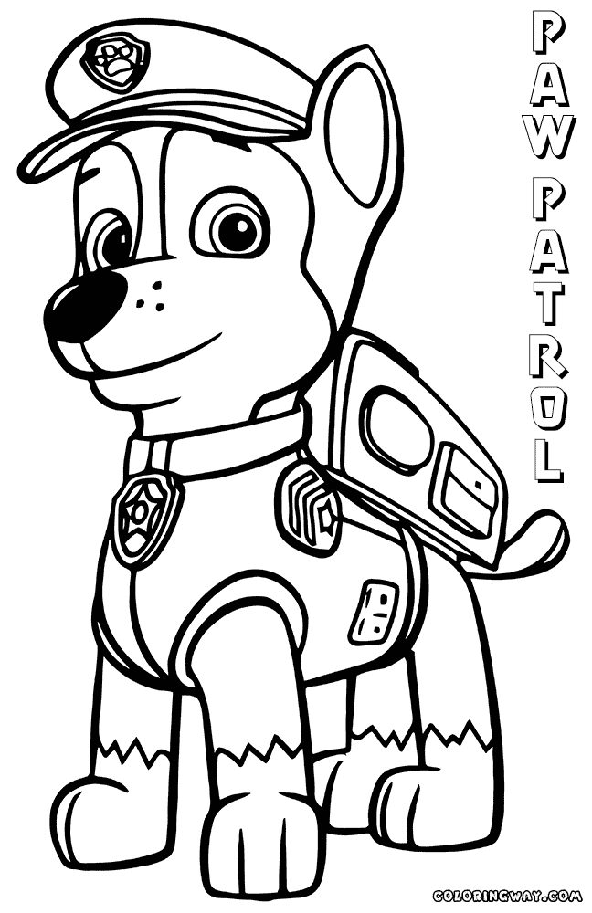 80 Printable Free Coloring Pages Paw Patrol 88