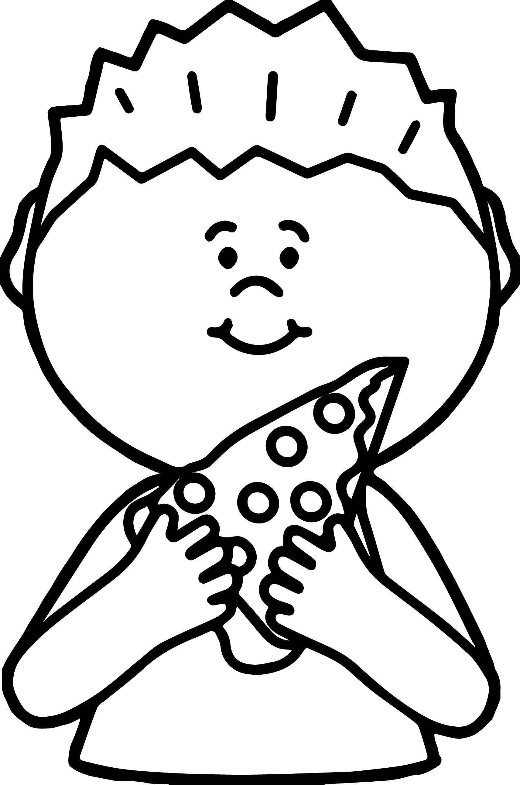 80 Printable Pizza Coloring Sheet 24