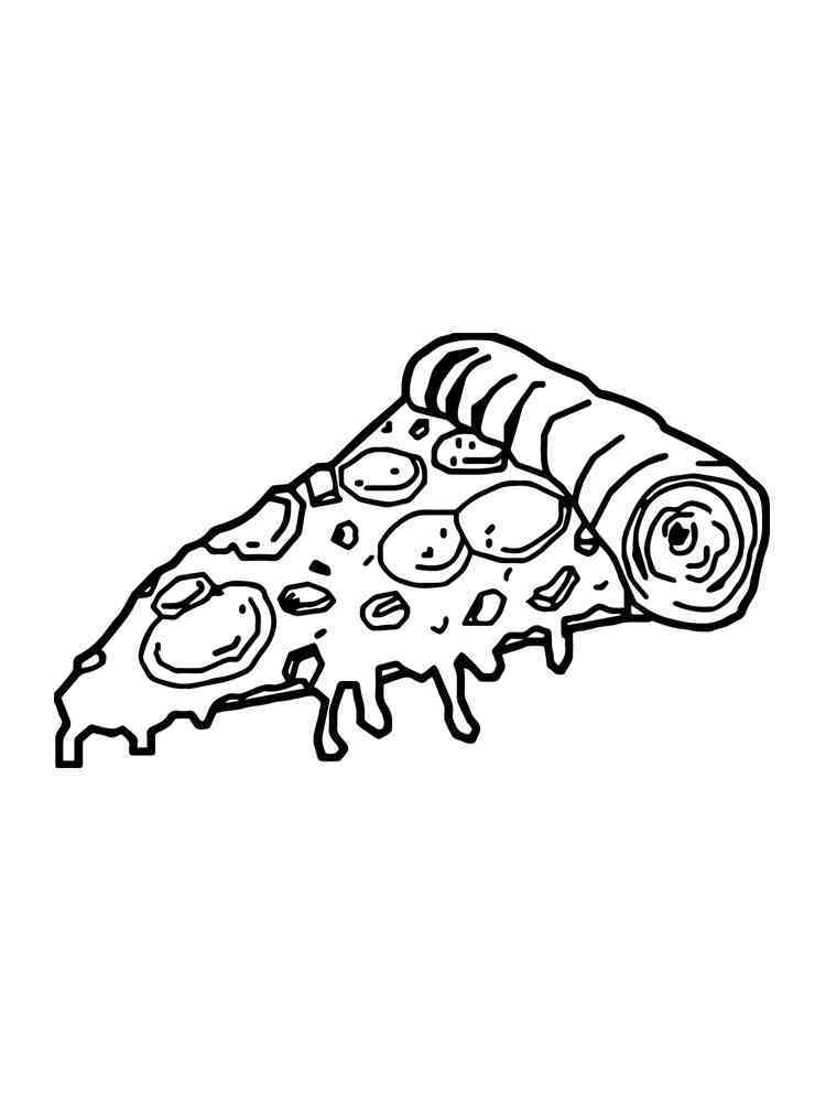 80 Printable Pizza Coloring Sheet 37