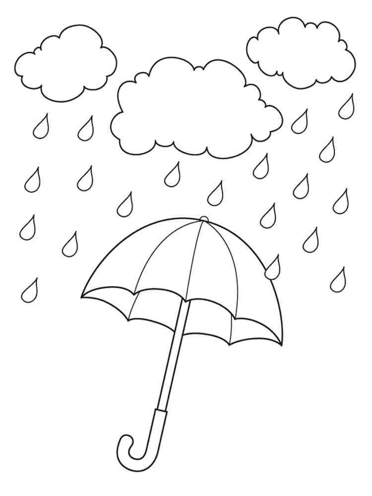 80 Printable Rainy Day Color Pages 94