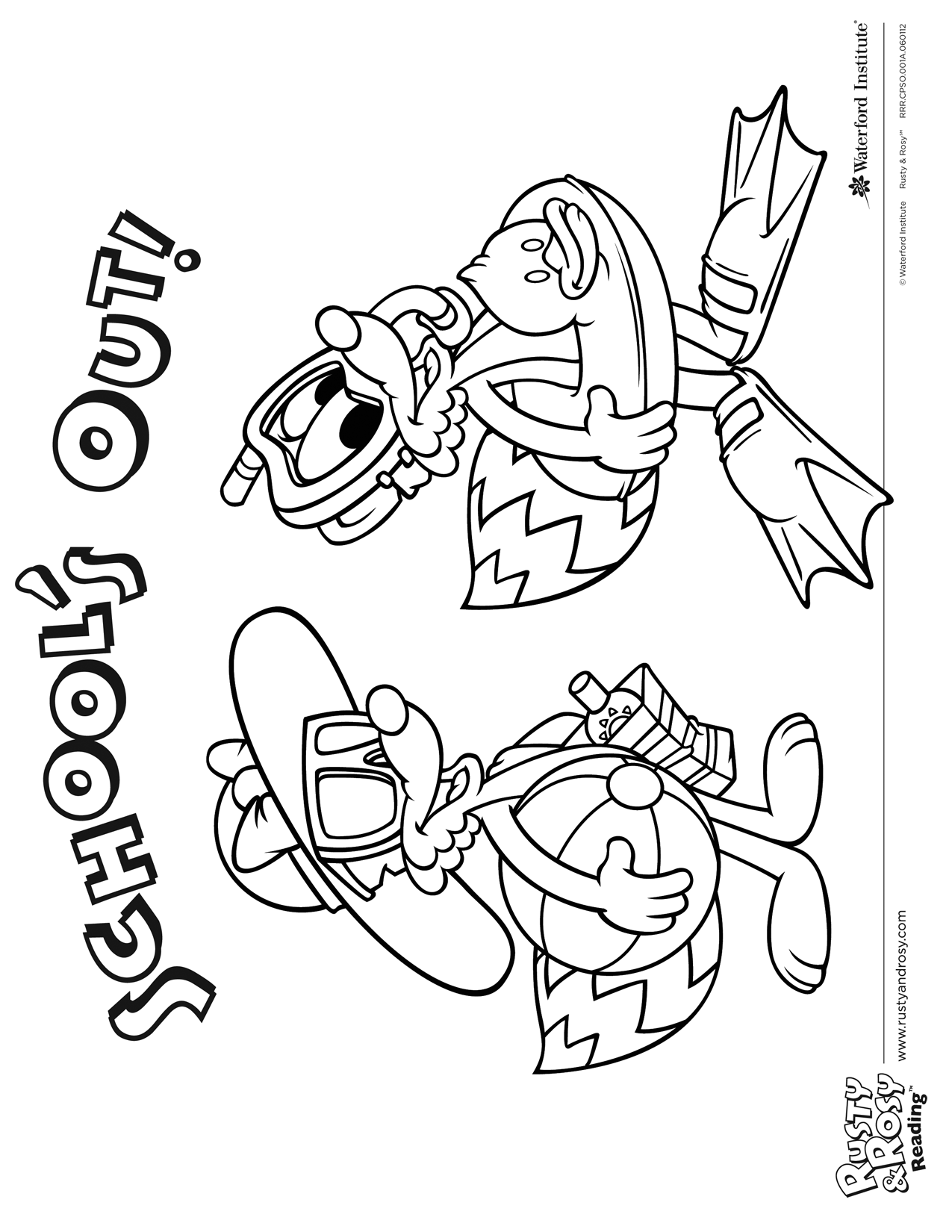 80 Printable Schools Out Coloring Pages 1