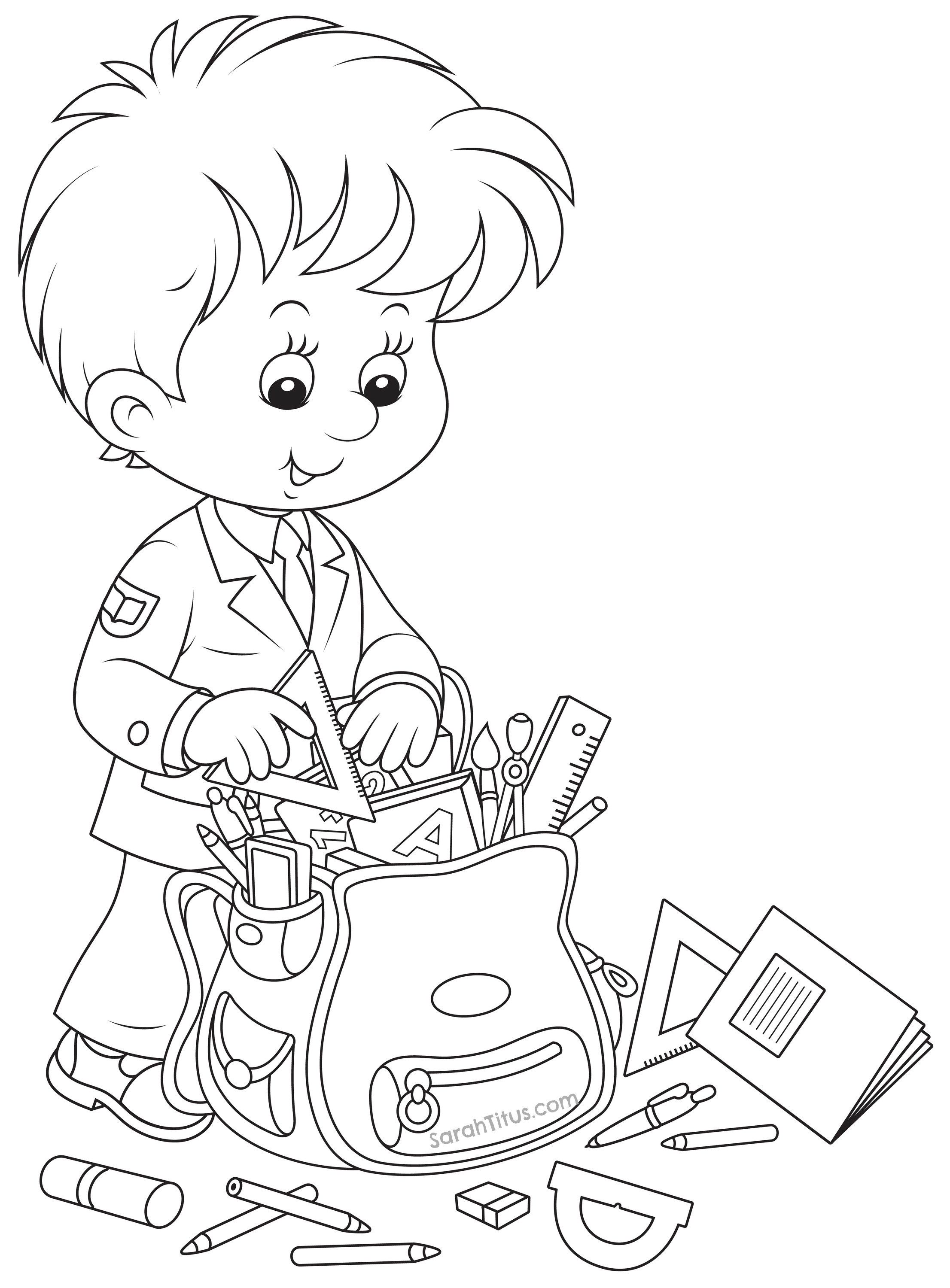 80 Printable Schools Out Coloring Pages 3
