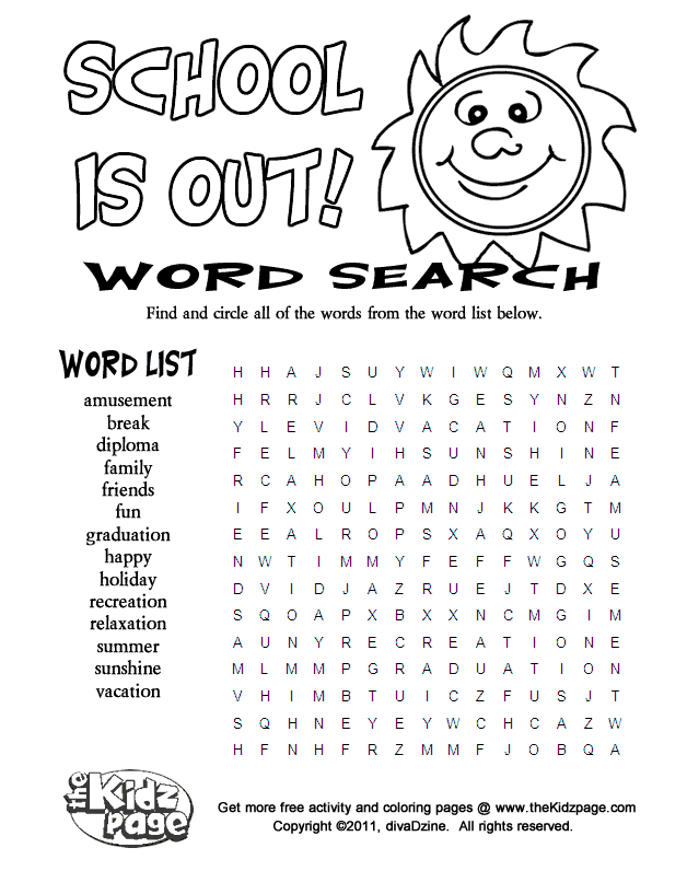 80 Printable Schools Out Coloring Pages 8