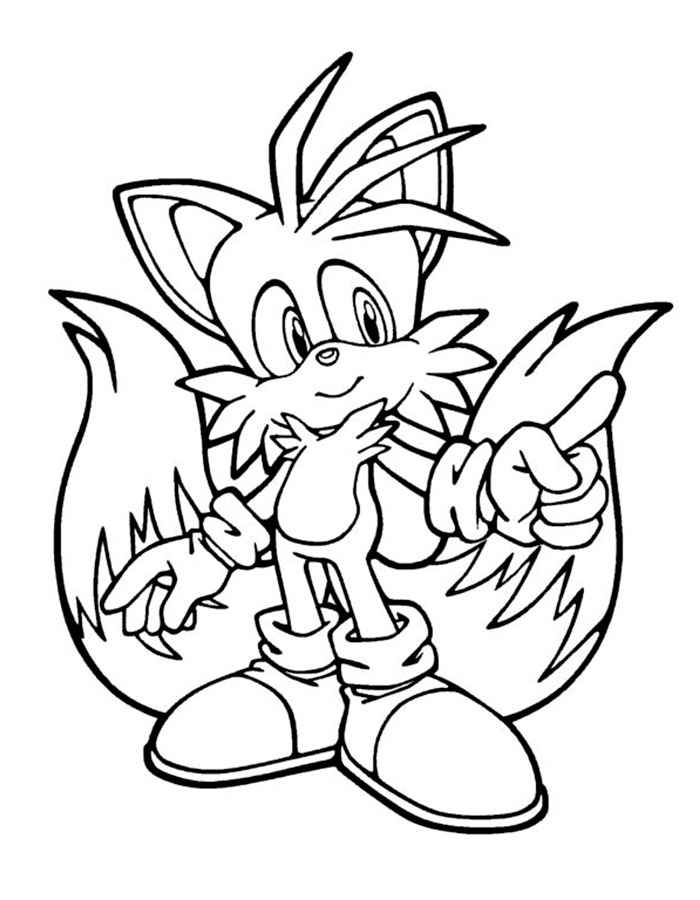 80 Sonic Printable Color Pages 8