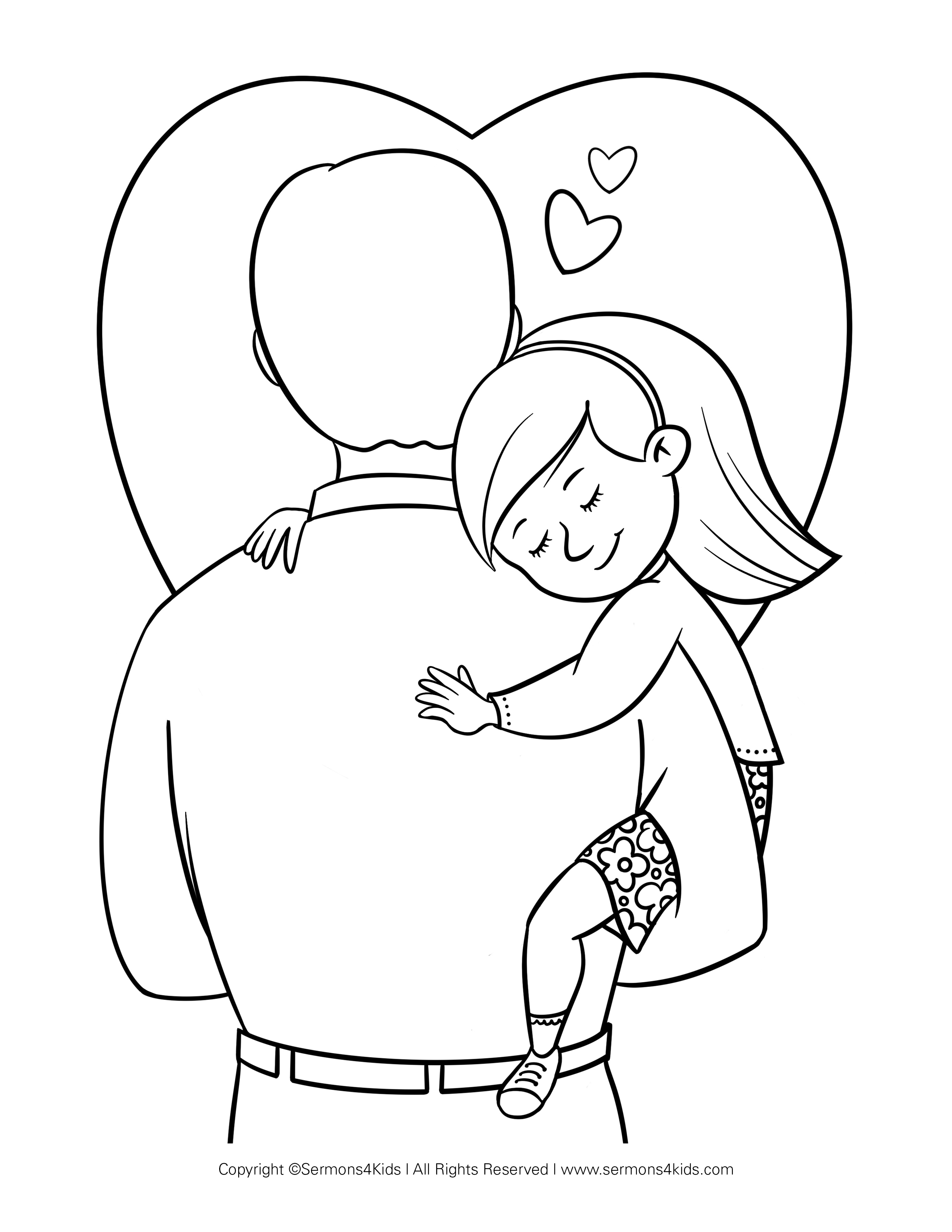 90 Mom And Daughter Colouring Pages 73
