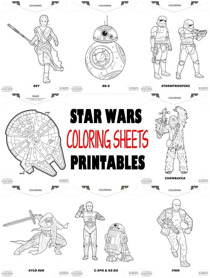 90 Printable 90 Printable Star Wars Color Sheets 27