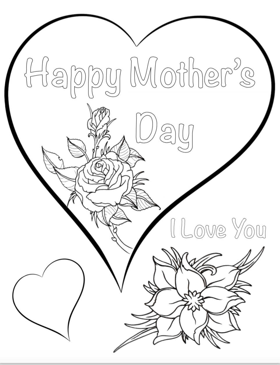 90 Printable Coloring Pages Of A Mother 91