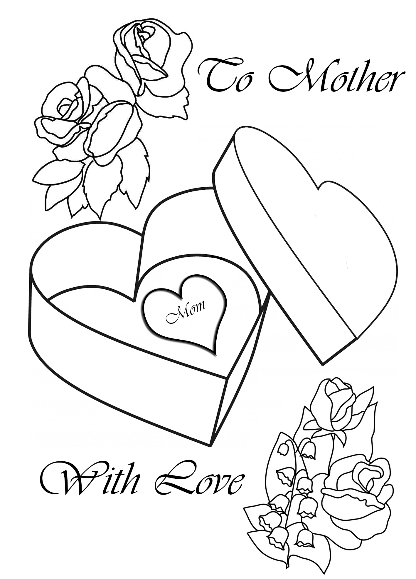 90 Printable Coloring Pages Of A Mother 93