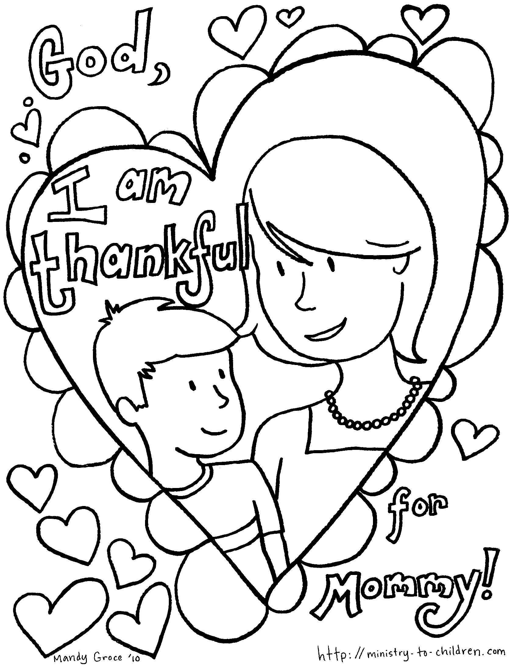 90 Printable Coloring Pages Of A Mother 96