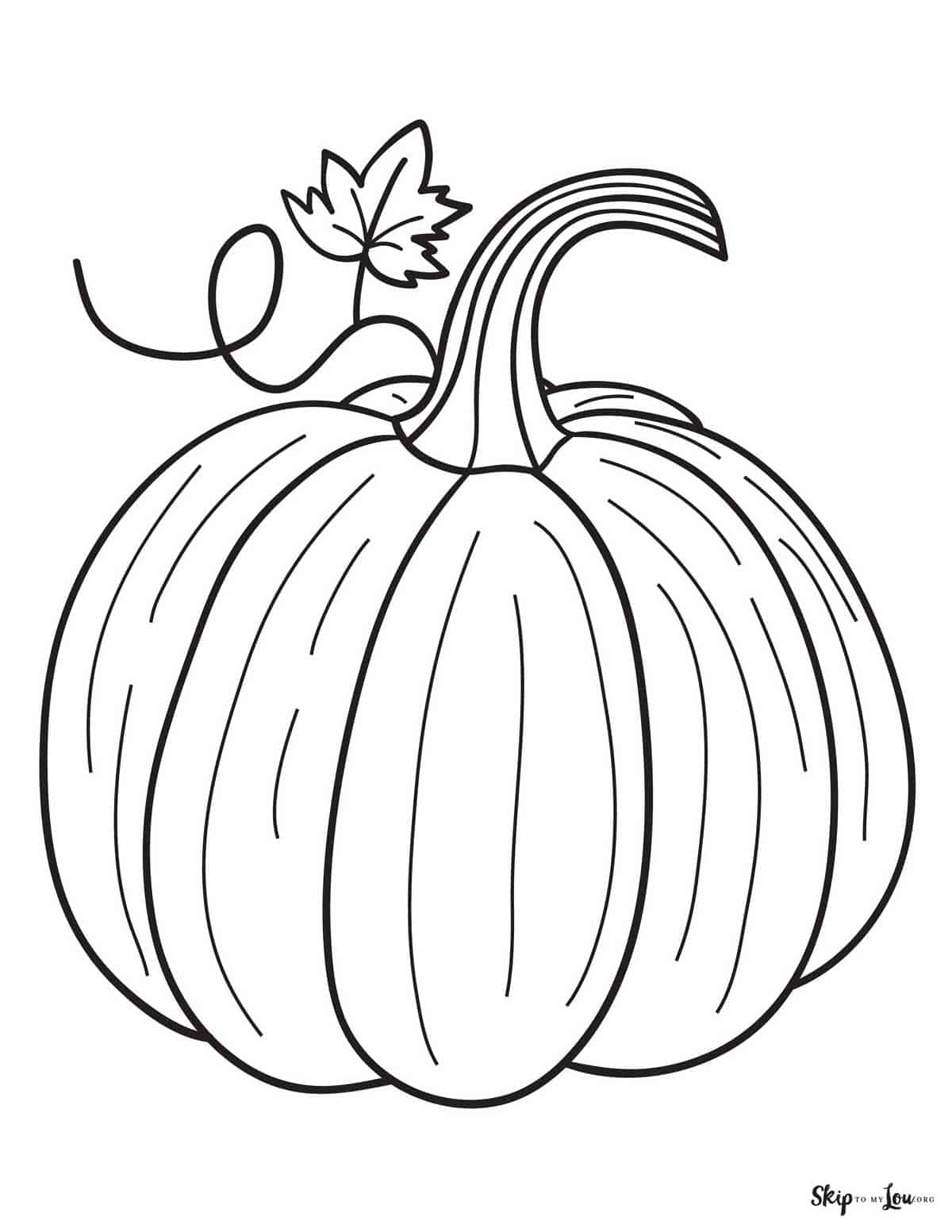 90 Printable Fall Pumpkin Coloring Sheets 15