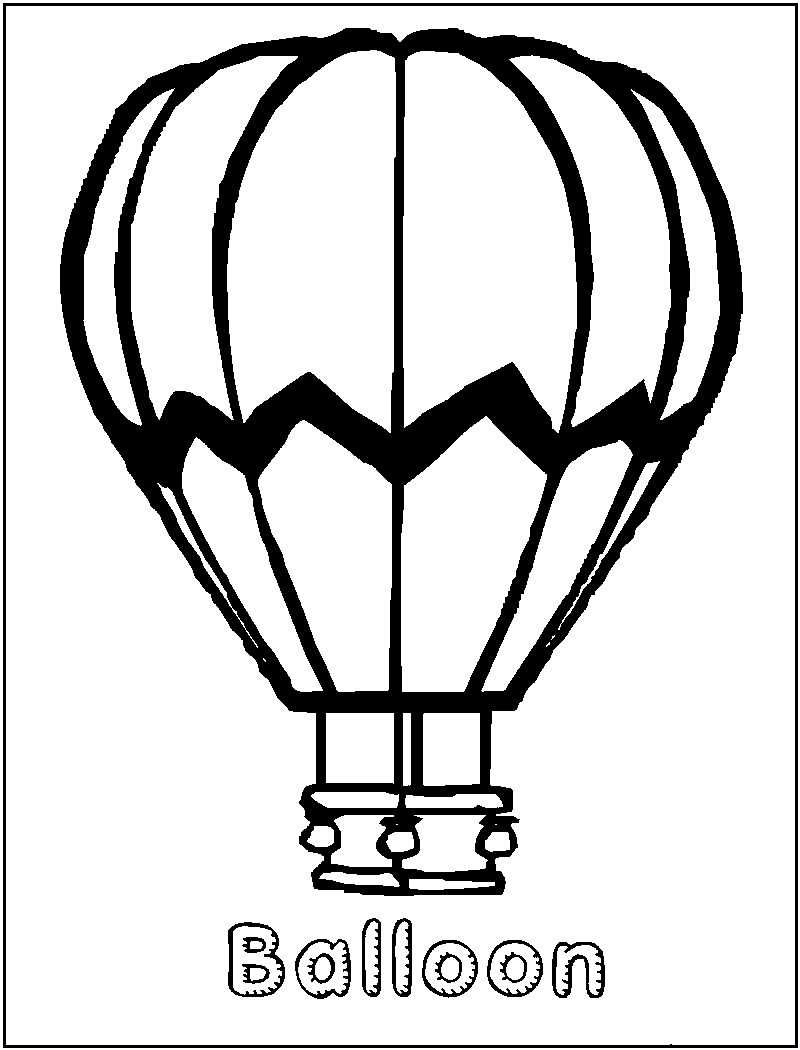 90 Printable Hot Air Balloon Coloring Pages 85