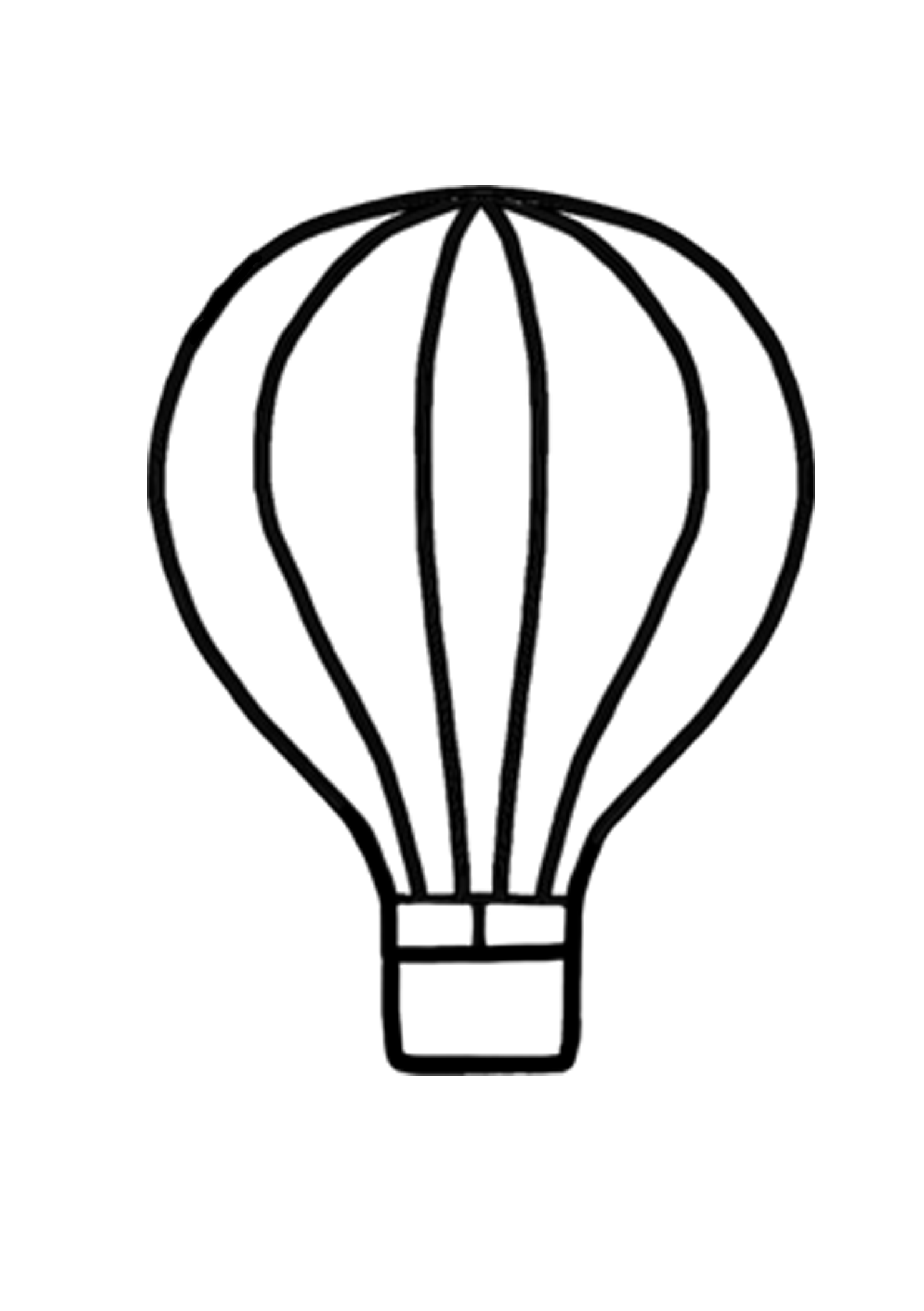 90 Printable Hot Air Balloon Coloring Pages 90