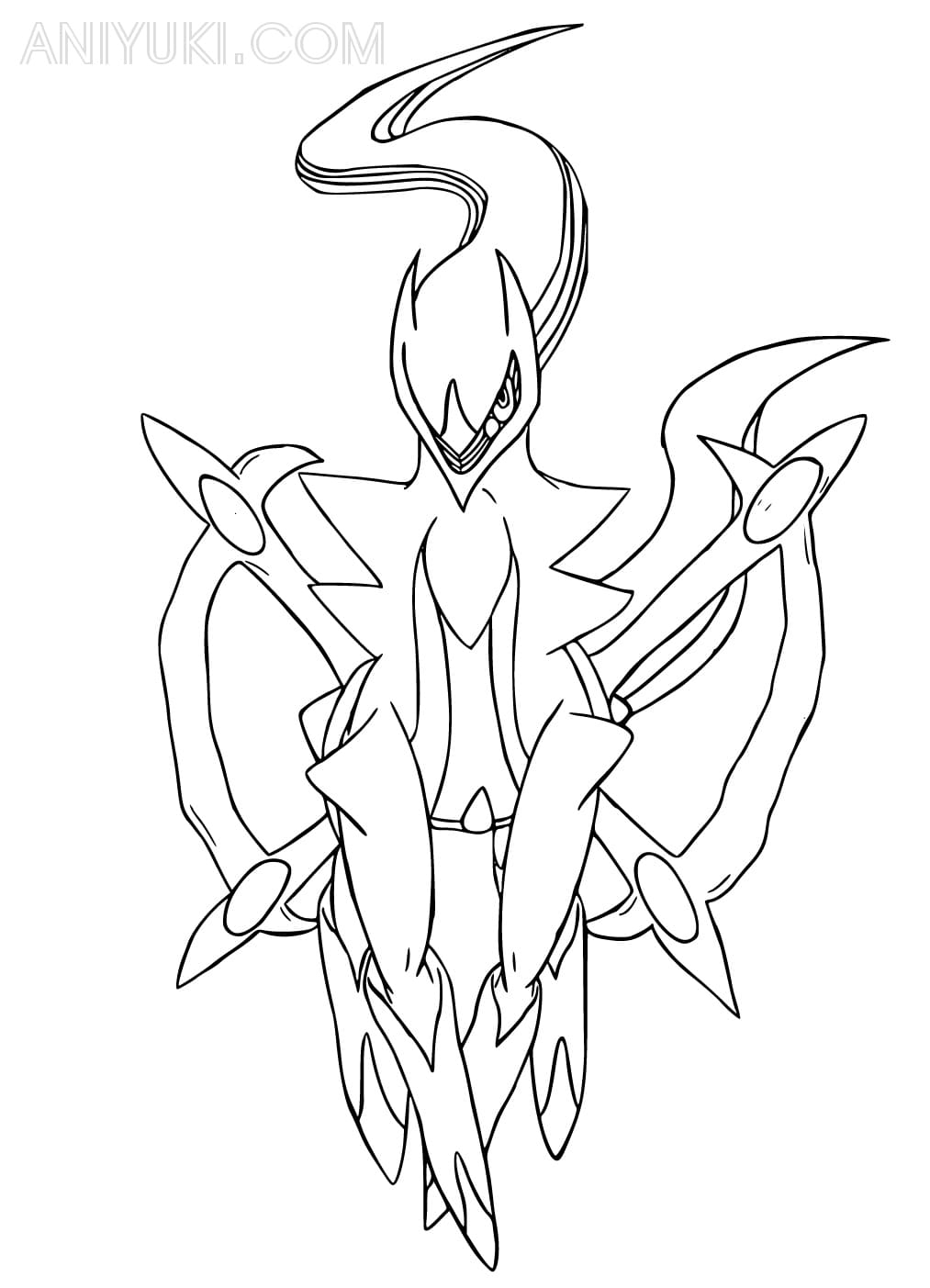 90 Printable Pokemon Coloring Pages Arceus 65