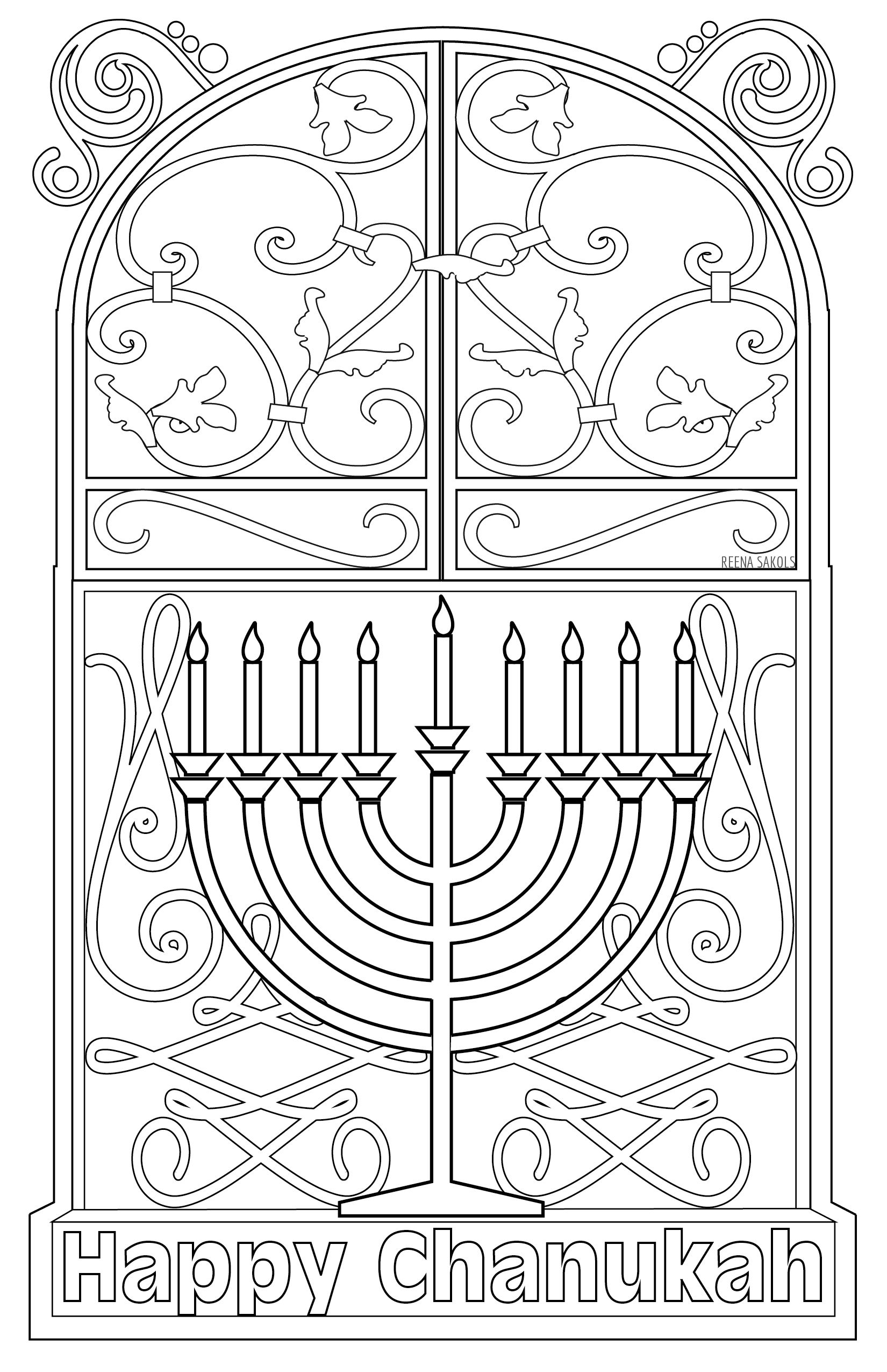 90 Printable Shabbat Coloring Pages 44
