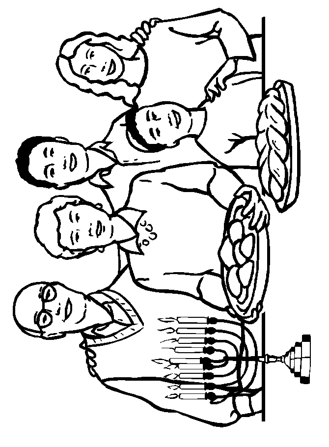 90 Printable Shabbat Coloring Pages 48