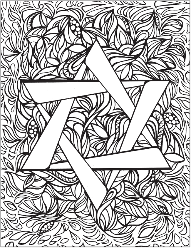 90 Printable Shabbat Coloring Pages 68