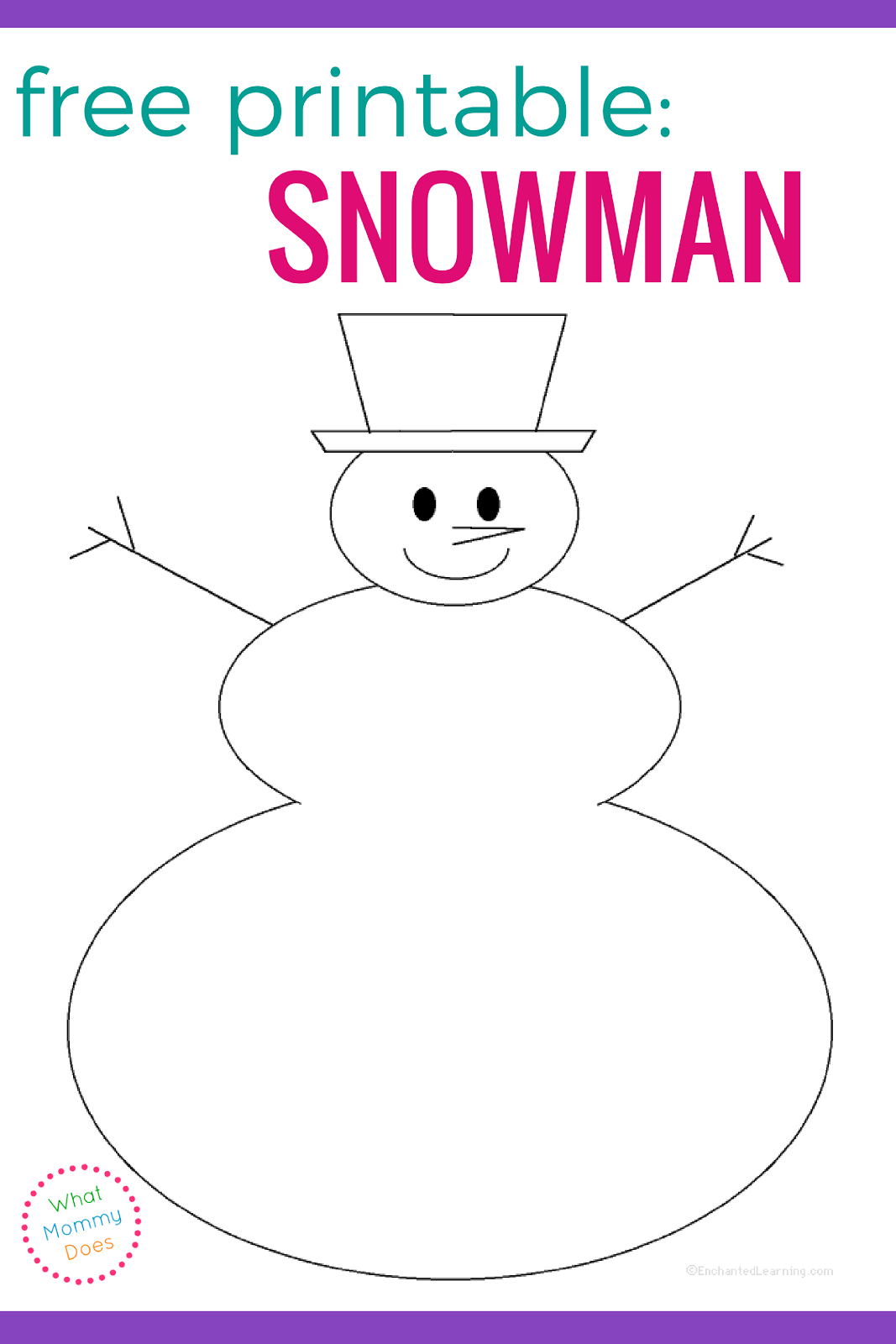 90 Printable Snowman Coloring Sheets 30