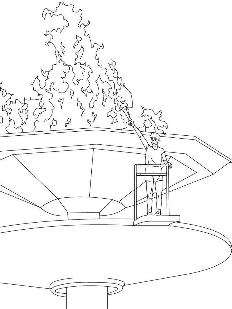 90 Printable Tiki Torch Coloring Pages 13