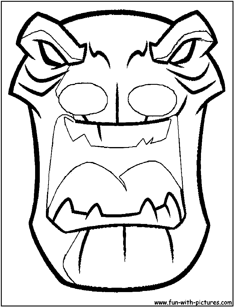 90 Printable Tiki Torch Coloring Pages 16