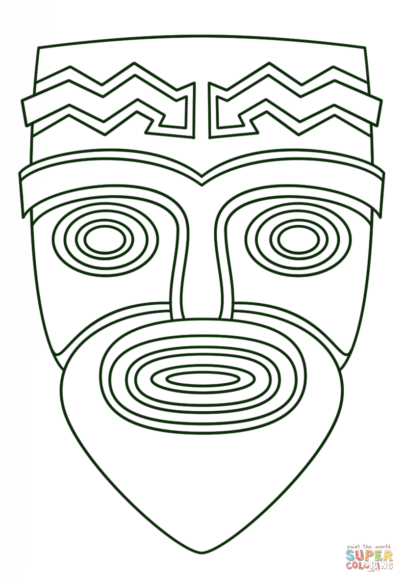 90 Printable Tiki Torch Coloring Pages 32