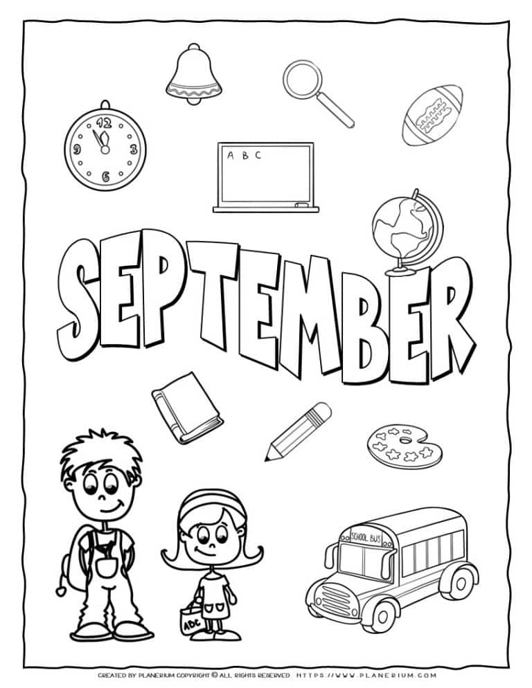 90 September Coloring Pages Printable 19