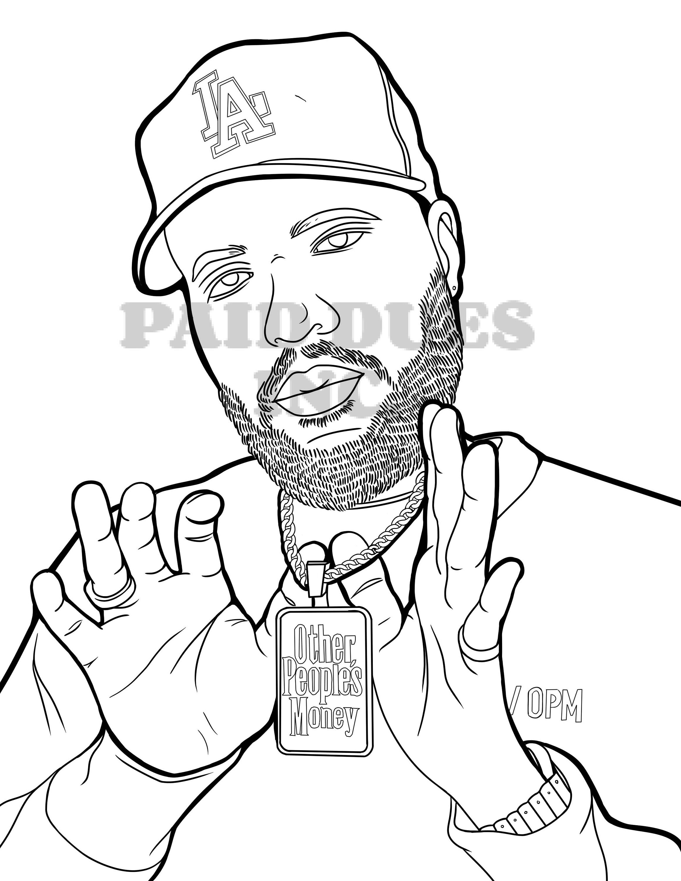 90 Tupac Coloring Pages 81