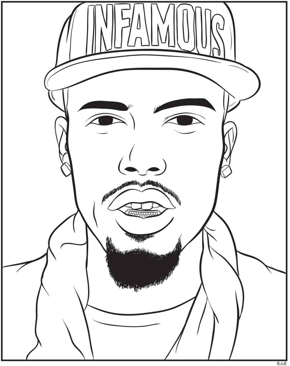 90 Tupac Coloring Pages 86