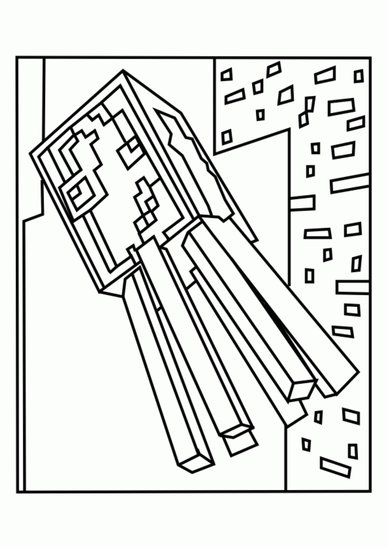 Get 85 Minecraft Coloring Pages Free Printable Ideas 15