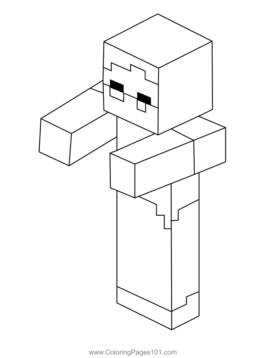 Get 85 Minecraft Coloring Pages Free Printable Ideas 20
