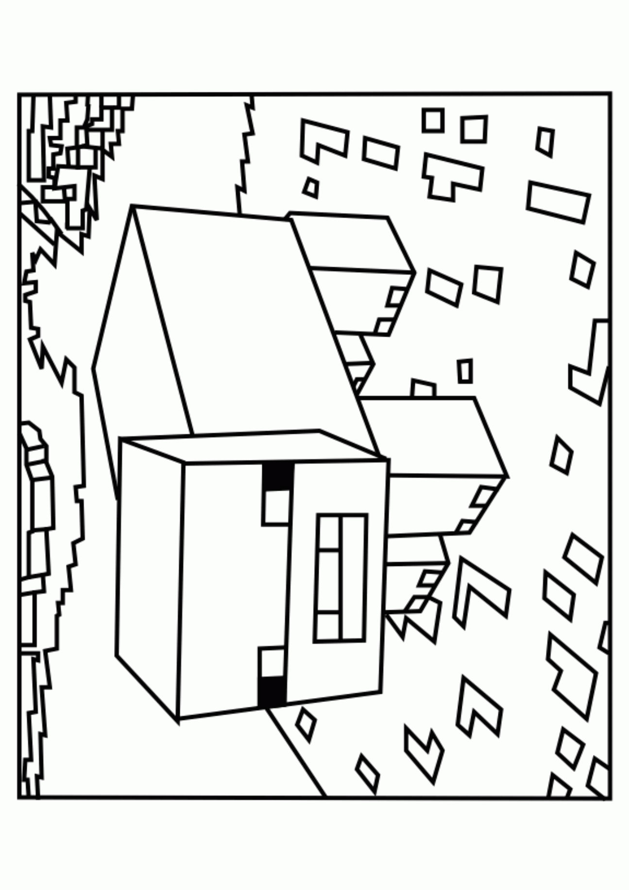 Get 85 Minecraft Coloring Pages Free Printable Ideas 22