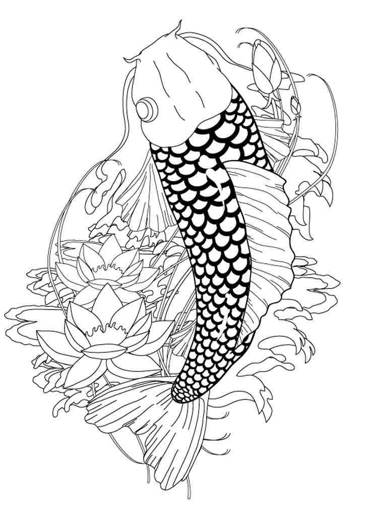 Get 85 Fish Coloring Pages Printable Free Ideas 27